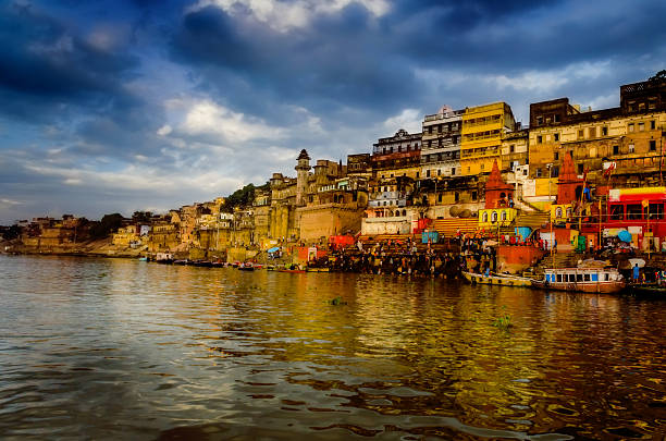 Sunset at the Sacred Ghats