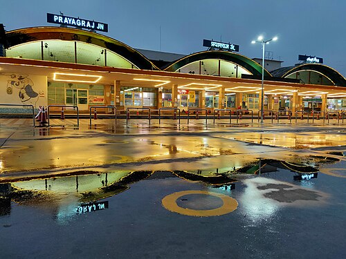Prayagraj Junction at Night