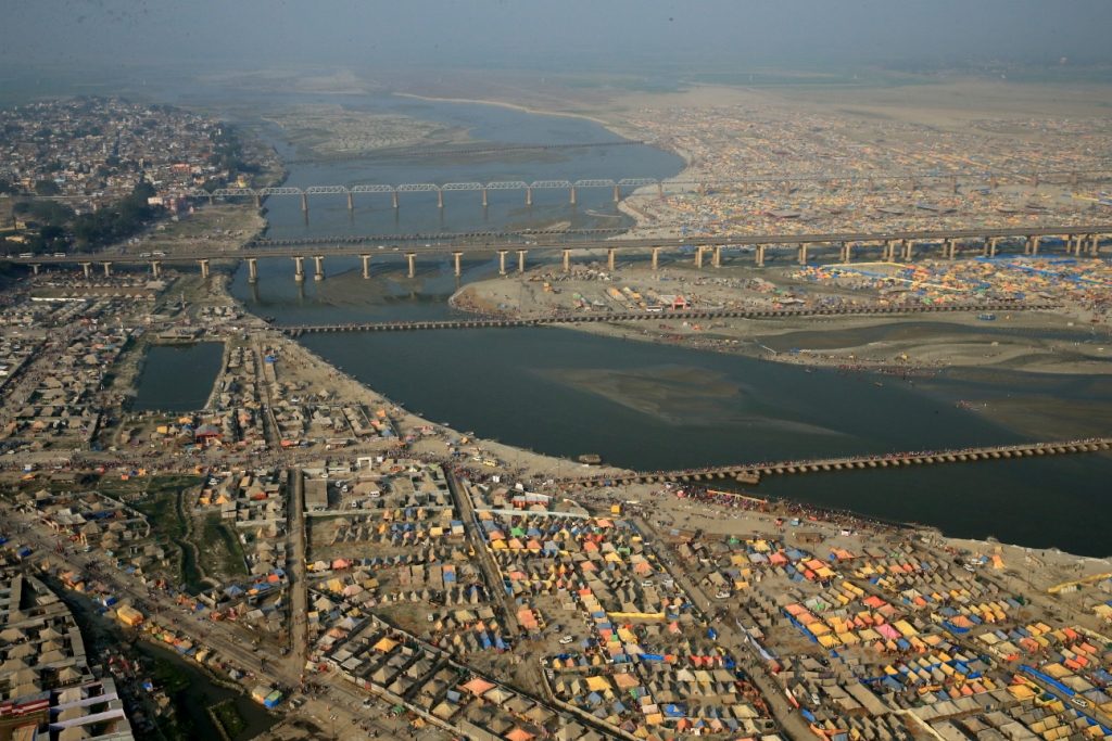 Aerial View of Sangam Area