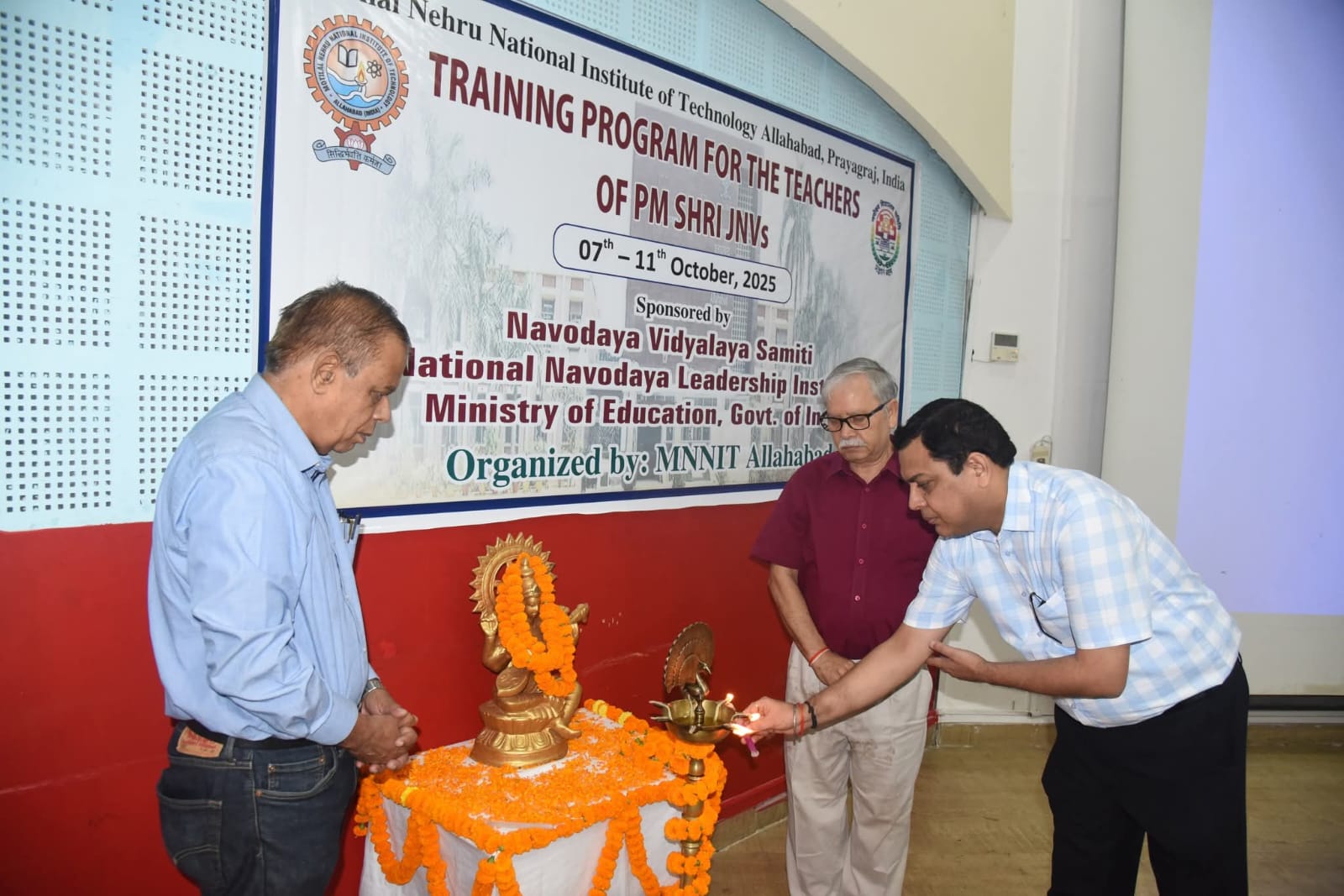 Inaugural Ceremony of Training Program for Teachers of PM SHRI JNVs at MNNIT Allahabad
